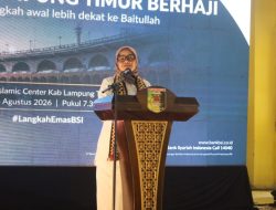 Bupati Ela Siti Nuryamah Resmi Buka Program Lampung Timur Berhaji, Dorong Literasi Keuangan Syariah dan Perencanaan Haji Sejak Dini